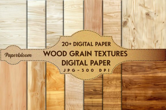 Download Wood Grain Textures Digital Paper - Textures Collection