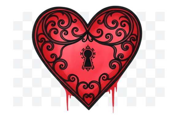 Download Red Gothic Dark Fantasy Love PNG Clipart - Dark fantasy Collection